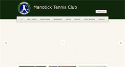 Desktop Screenshot of manoticktennisclub.com